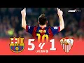 Barcelona 5 x 1 Sevilla Messi Hat-Trick La Liga Extended Goals Highlights