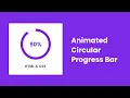 How to make Circular Progress Bar in HTML CSS JavaScript Skills Bar