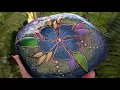 Paint and chat-Flower stone