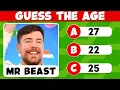 Guess The Age Of Youtubers Youtuber Quiz 2023
