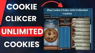 Cookie Clicker with Unlimited Cookies