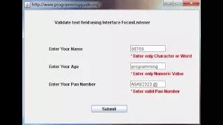How to Accept Only Numbers From JTextfield in Java Swing - Intact Abode