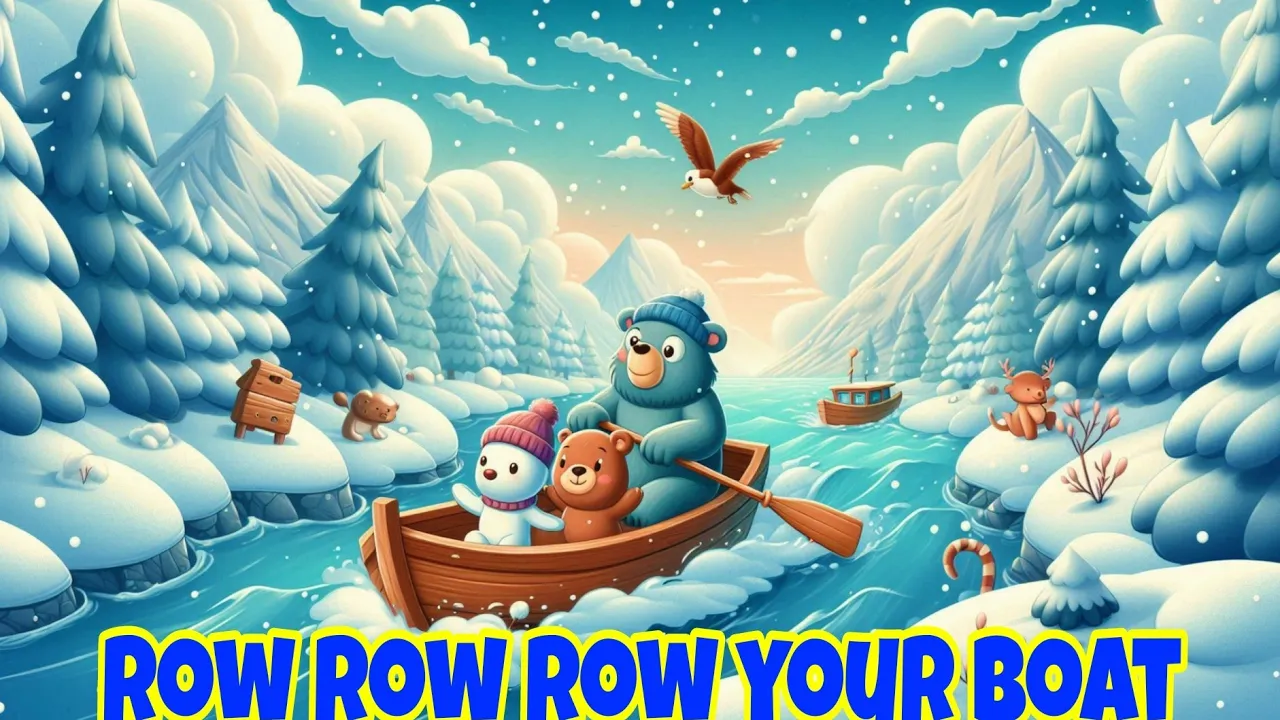 Row Row Row Your boat °^° NURSERY RHYMES °^° Kids Song ~ Super Simple Family  Song 🎵💯
