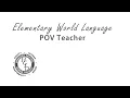 Download Lagu Elementary World Language: Teacher POV MP3