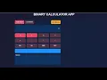 Binary Calculator App Using JavaScript