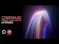 Cinema 4D and Redshift - Trace and grow particles extended