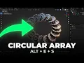 The FASTEST Way to Create Circular Arrays in Blender Alt E S