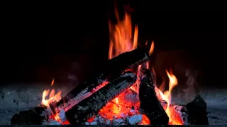 Cozy Crackling Fire 9 Hour HD Virtual Fireplace Sleep Sound Ambience Romance 