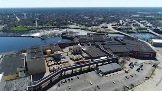 The Wisconsin River in Wisconsin Rapids