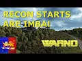 Power of Recon ,1st WARNO Monthly Tournament! Game 2 Darrick vs keech