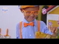 Blippi & Everest Dino Paint Hunt Adventure! 🦕🎨