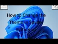 How to change the Theme in Spyder Python IDLE