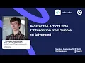 Master the Art of Code Obfuscation I Corvin Grigutsch Tech Lead Programmatic adjoe