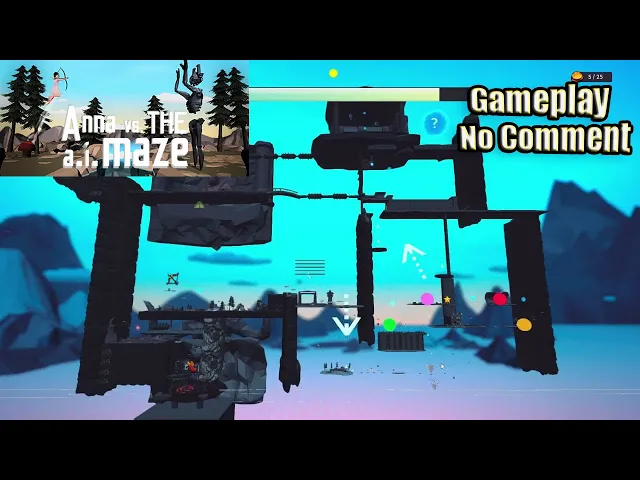 Anna vs The a.i. Maze Gameplay