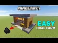 I MAKE A COAL FARM HOW TO MAKE COAL FARM IN MINECRAFT PE BEDROCK JAVA XBOX