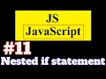 JavaScript Tutorial in Hindi Nested if ladder
