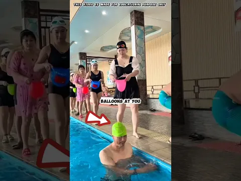 🎈 The Funniest Water Balloon Game Ever! 😂💦#shorts