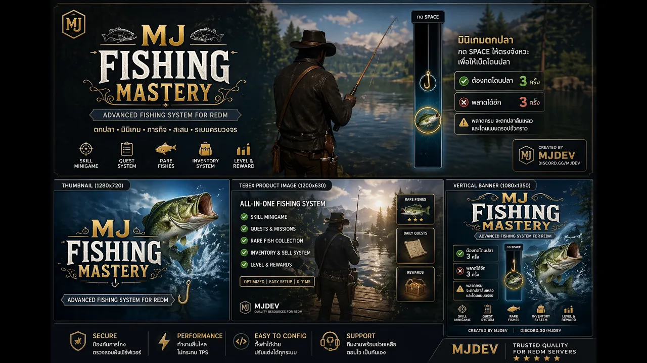 MJ Fishing Mastery  for RedM