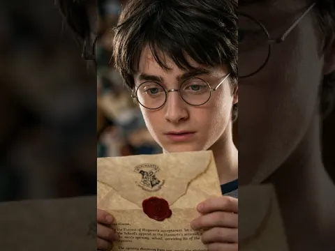 Harry unexpectedly received the admission notice for Hogwarts School.#movieclips  #viral  #fantasy