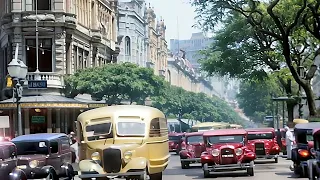 Rio de Janeiro 1930s in color  [60fps,Remastered] w/sound design added