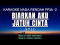Download Lagu ST12 - Biarkan Aku Jatuh Cinta (Karaoke Lower Key Nada Rendah Pria -2 G)