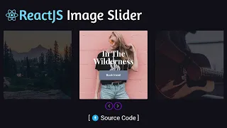 React Slider React Image Slider Carousel with hover effect Source Code