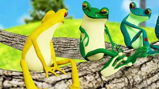 أغنية الخمس ضفادع تعليم اللغة العربية للأطفال  أغنية الخمس ضفادع تعليم اللغة العربية للأطفال