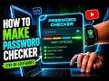 Build a Real-Time Password Strength Checker Using HTML CSS JavaScript