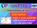 Programming In Java Week 9 Answers 2023 NPTEL SWAYAM