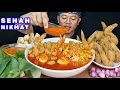 Lagu SEHAH NIKMAT ⁉️ MAKAN SEBLAK KOMPLIT FULL SAMBEL LALAPAN BAWANG MERAH MENTAH SAYAP AYAM CRISPY 
