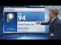 Wednesday Noon Forecast Feels like temperature in the triple digits today