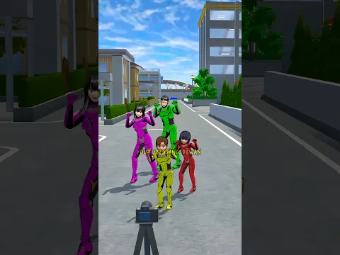 COVER DANCE KELUARGA YUTA 😁 #sakuraschoolsimulator #comedycartoon #sakura