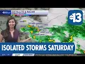 Chance of Isolated Storms Expected Saturday in Las Vegas