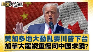 美加多地大動亂要川普下台 加拿大龍蝦重傷向中國求饒？【#新聞大白話】20250323-5｜#謝寒冰#介文汲#呂禮詩