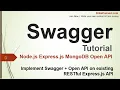 Add Swagger in express js API Open API swagger Express js Tutorial
