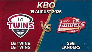 LG Twins vs SSG Landers Watchalong Live Score KBO - August 15 2026
