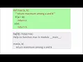 User Defined Functions in Python