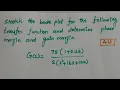 Bode plot based on problem in Tamil - Use headset for better sound effect
