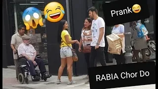rabia chor do mujhy prank with white people