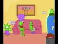 Green Simpsons In Smiling Friends Season 3 Episode 6