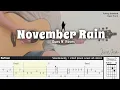 Download Lagu November Rain - Guns N’ Roses | Fingerstyle Guitar | TAB + Chords + Lyrics