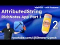 RichText Notes App - AttributedStrings and SwiftData Part 1