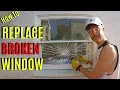 How To Replace Broken Window Pane Glass - Jonny DIY