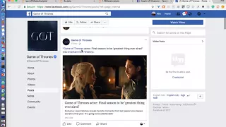 Facebook Data Analysis with Python Pull Game Of Thrones Page Data - 3