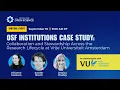 Lagu OSF Institutions Case Study: Collaboration \u0026 Stewardship Across the Research Lifecycle at VU
