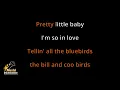 Pretty Little Baby - Connie Francis (Karaoke Songs With Lyrics - Original Key)