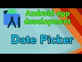 Date Picker in android studio