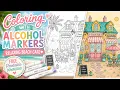 FREE Beach Cottage Coloring Page Seaside Cafe Printable Color With Me DIY Art