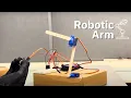 DIY AutoArm Interactive Robotic Arm using Arduino UNO Servo Motors Joystick I Robo Army