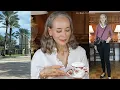 Aynsley Fine Bone China Coffee Tea Set Unboxing Longchamp Xtra XS Bag Cafe Lunch 2 Jeans OOTD